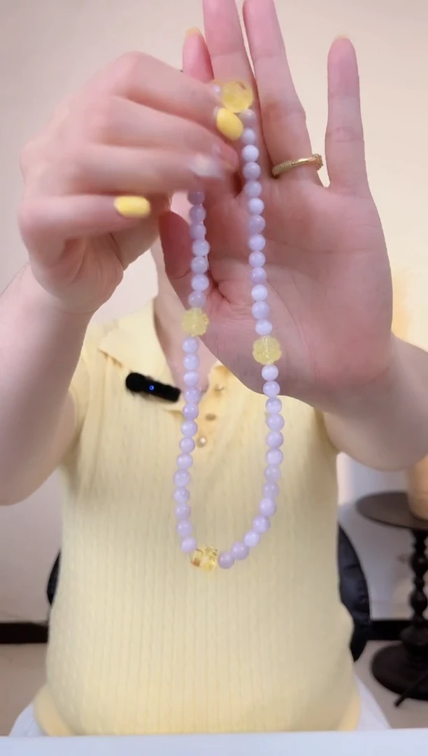 手串锂辉石未镶嵌紫锂辉蜜蜡手串