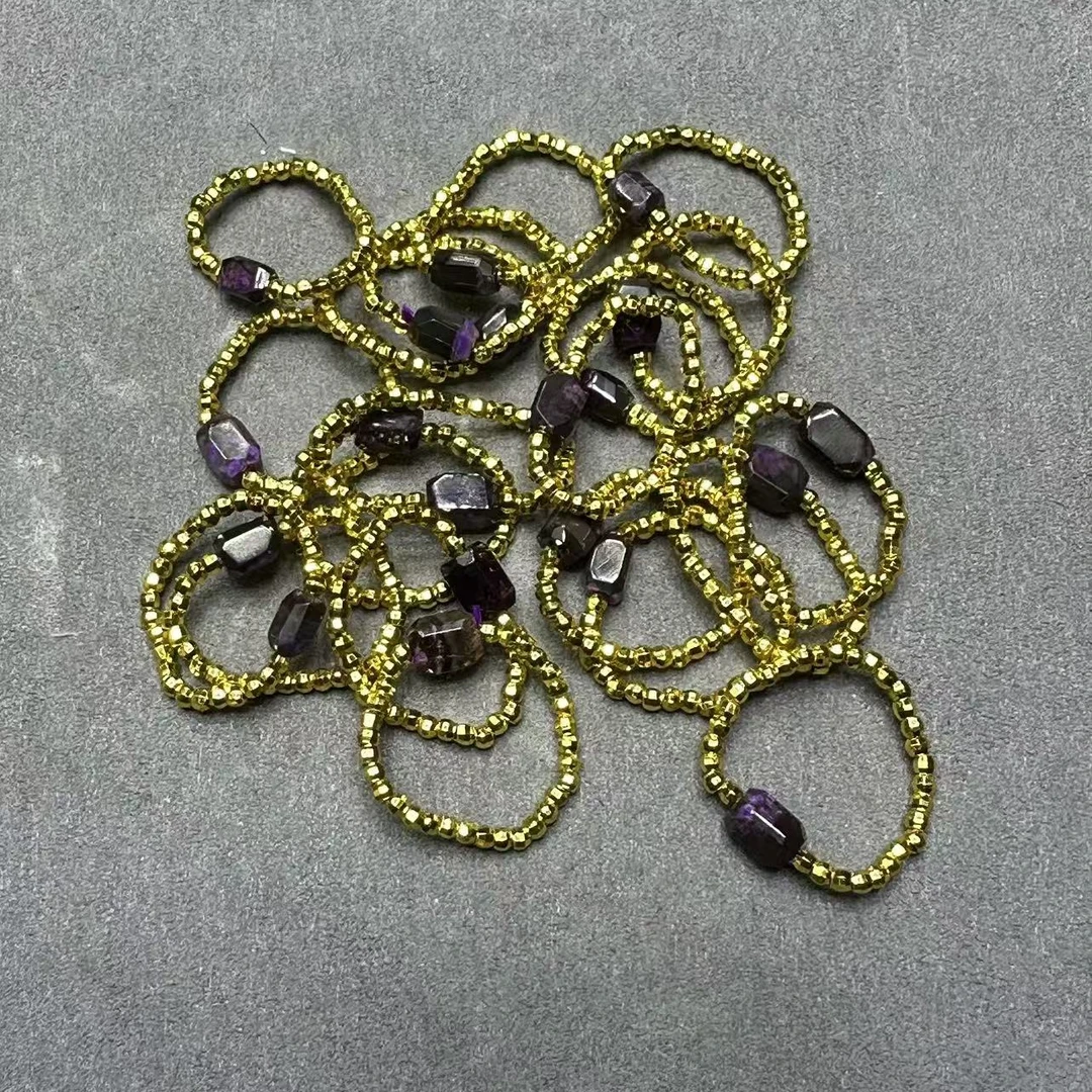 【百万珠宝】舒俱来丝绒皇家紫戒圈S0168多样性发一