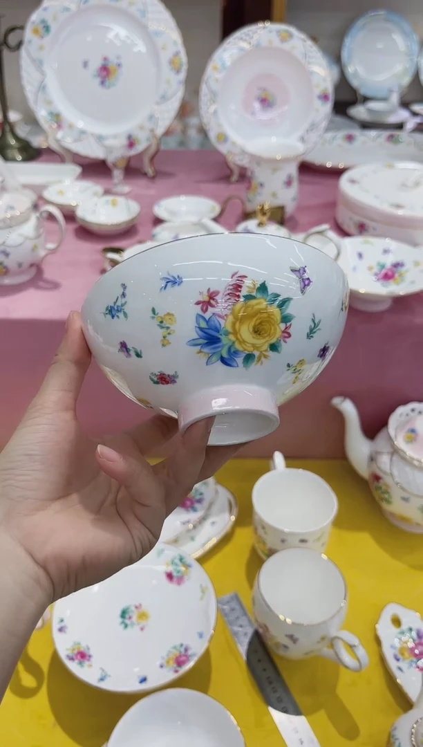 36%以上骨粉骨瓷5英寸高脚碗