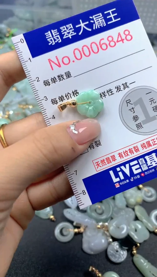 颈饰未镶嵌翡翠6848