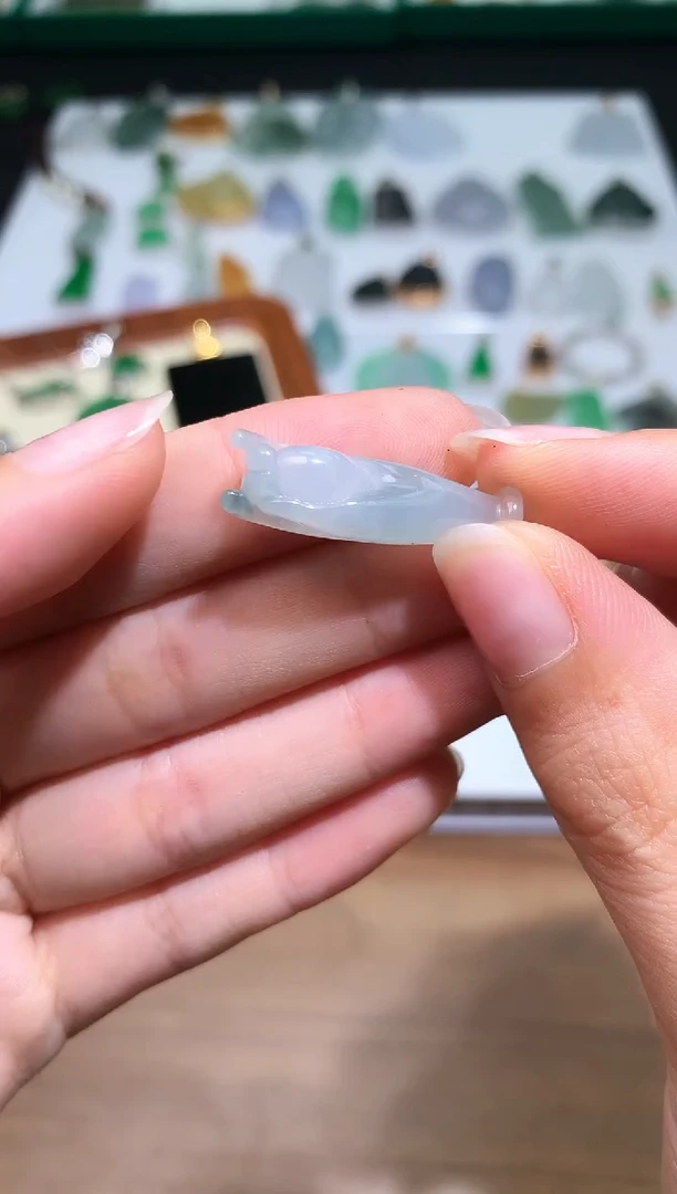 吊坠(不含链)未镶嵌翡翠7掌上明珠