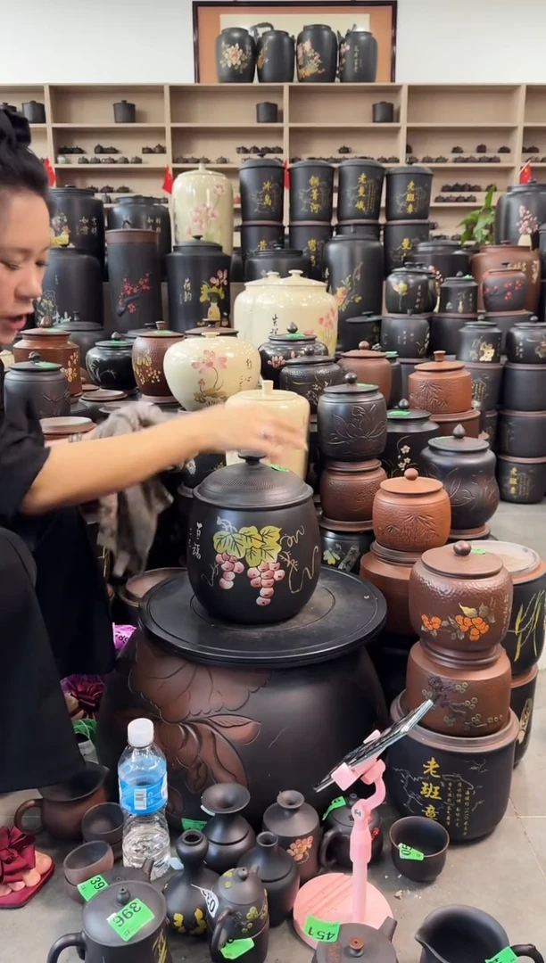 罐完品茶叶罐龙蛋彩填  452