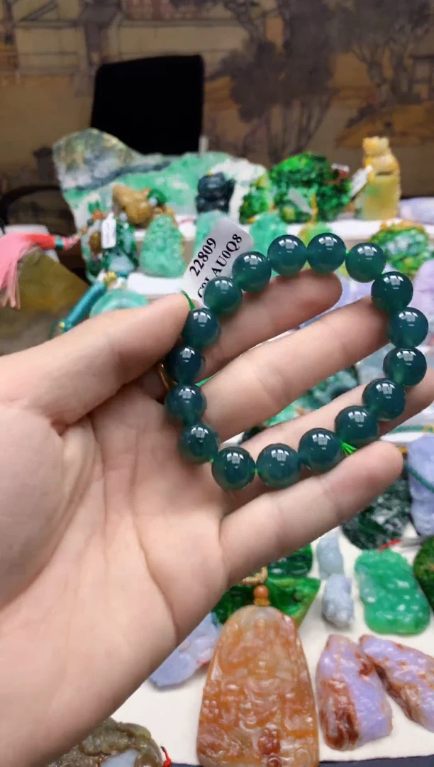 颈饰未镶嵌翡翠天然A货翡翠