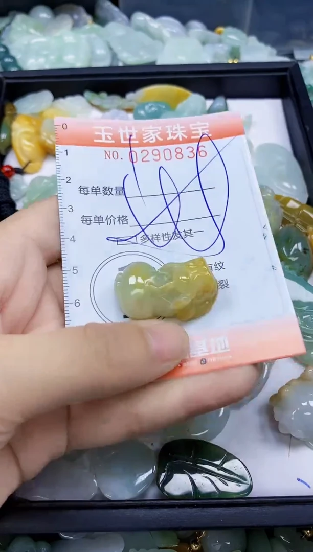 翡翠未镶嵌颈饰闪购0290836多样性发其一