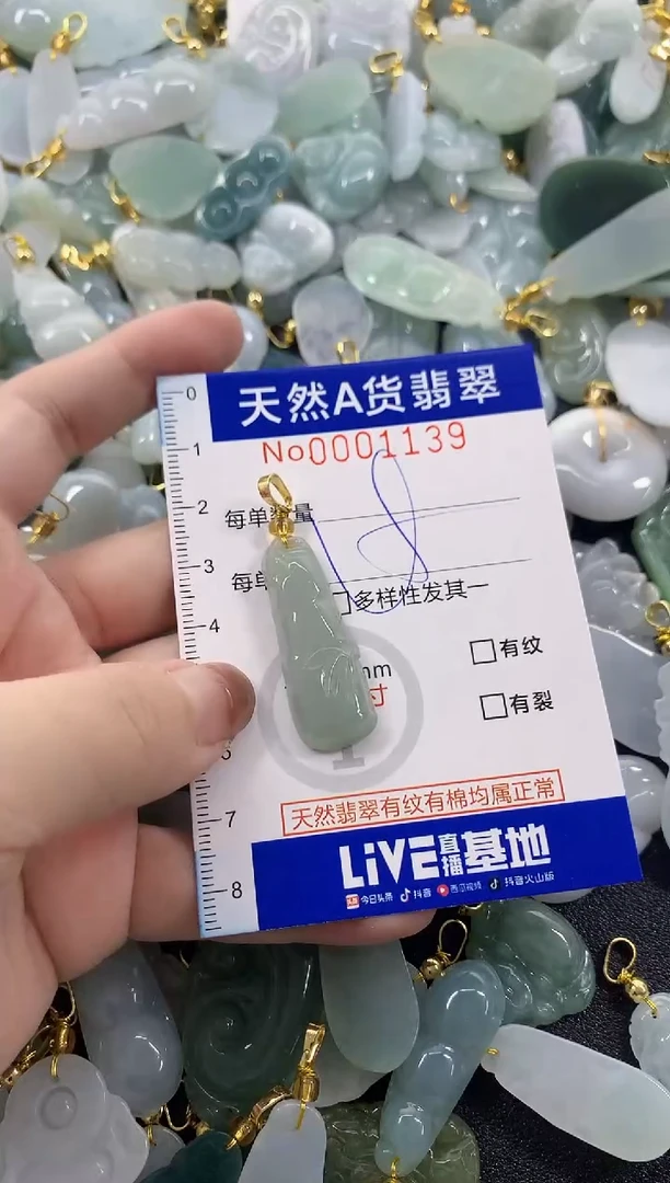 颈饰未镶嵌翡翠天然A货翡翠