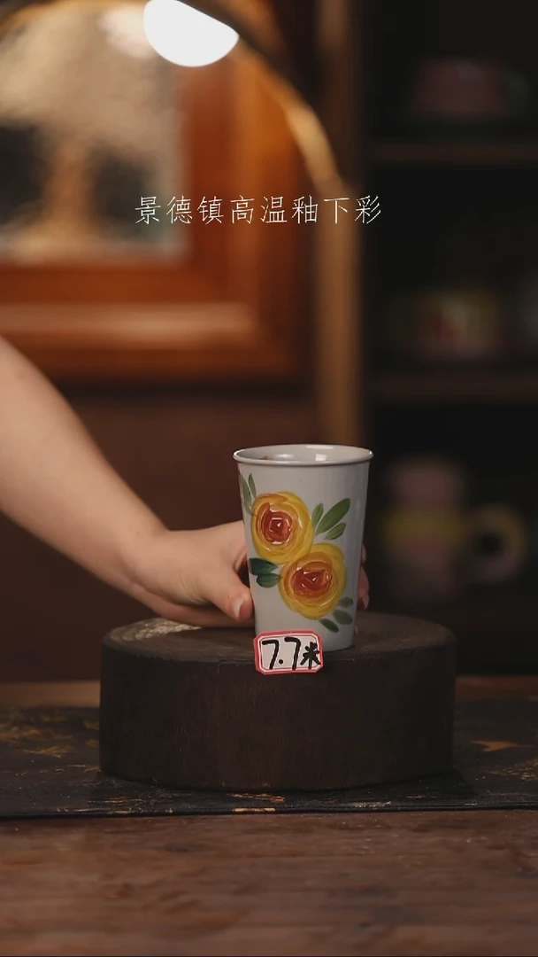 陶瓷景德镇高温釉下手绘陶瓷210