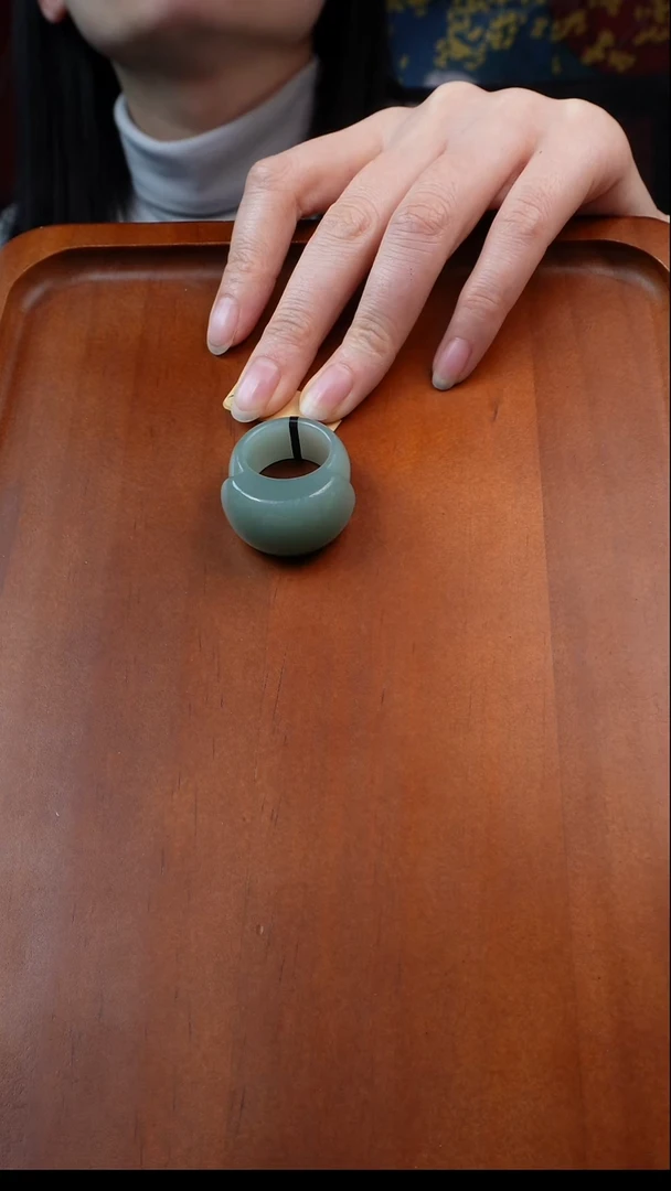 未镶嵌戒指和田玉Y***H4-19.3