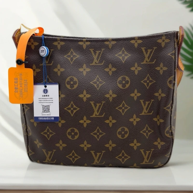 95新 LouisVuitton/路易威登 lv中古中号looping（010834）经典奢侈