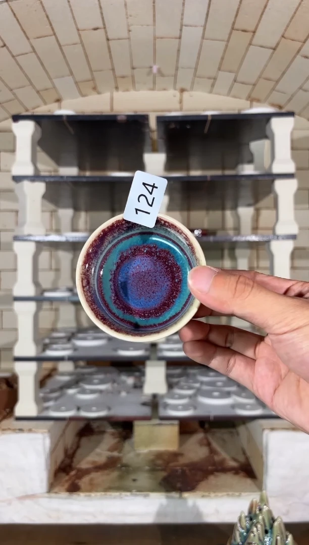 摆件精品窑变钧瓷茶器