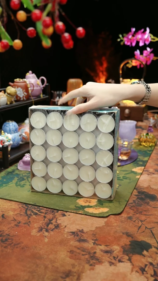 【闪购商品】植物蜡烛4小时100颗茶蜡烛