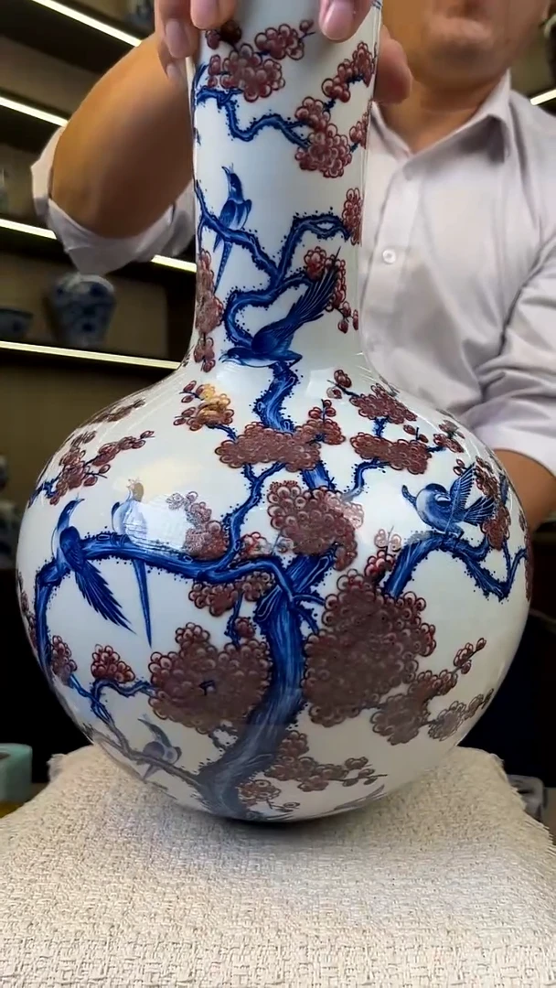 瓷片冰****人景德镇毛仔柴窑杯