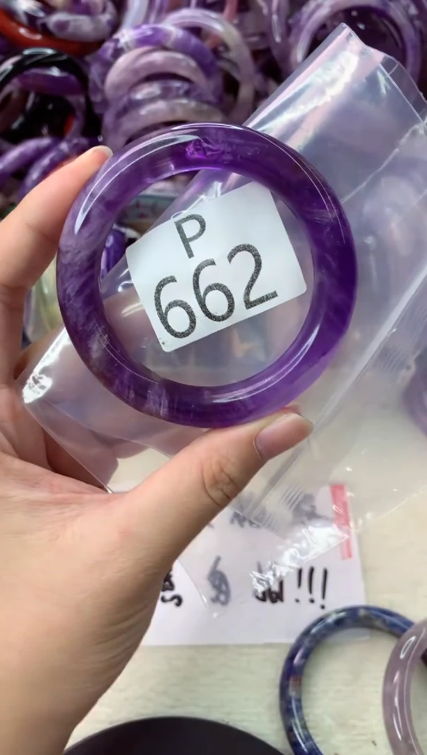 未镶嵌手镯水晶P662-52