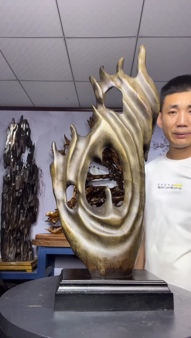 金丝楠木雕款挑**看直