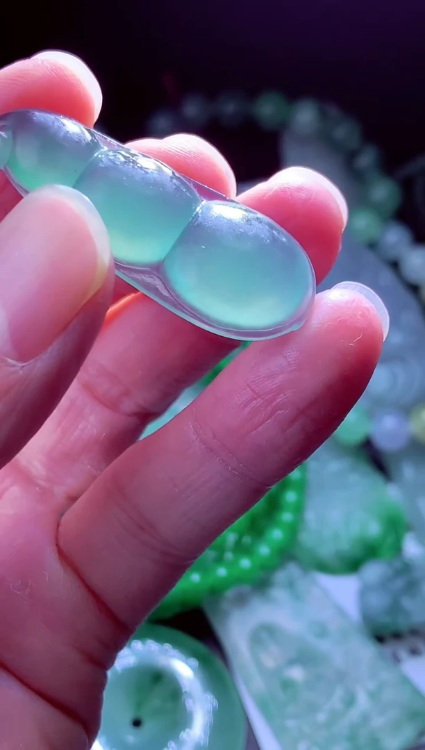 未镶嵌定制翡翠夏*#翡翠毛货定制