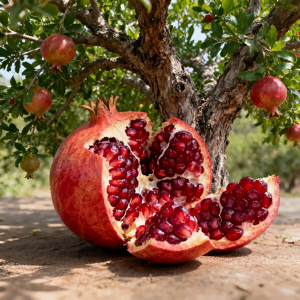 石榴软籽石榴树苗红宝石蒙阳红特大果阳台庭院突尼斯盆栽地栽果园