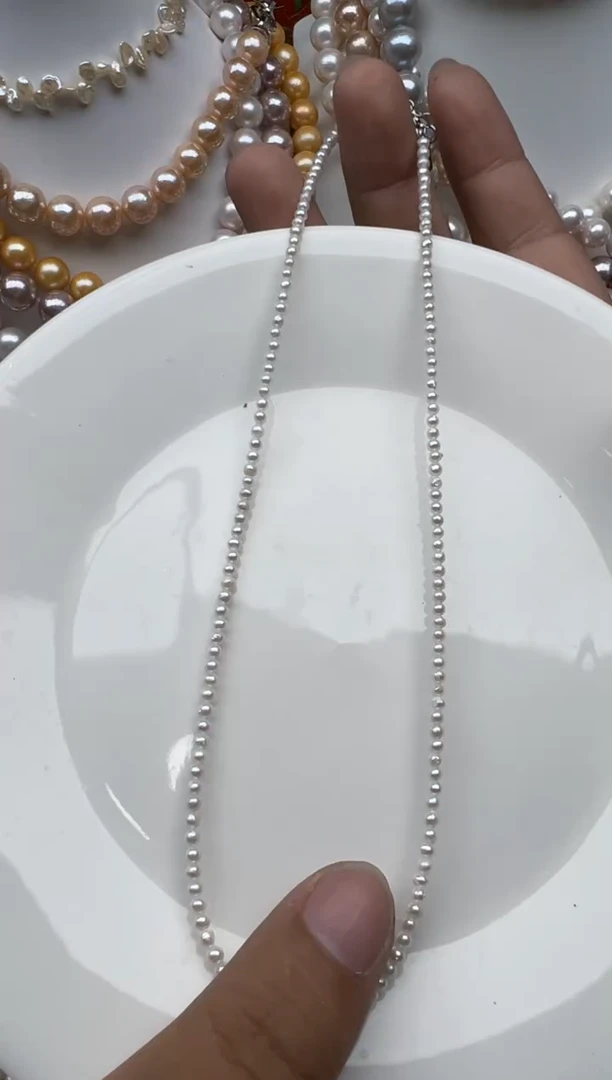 淡水珍珠未镶嵌颈饰1