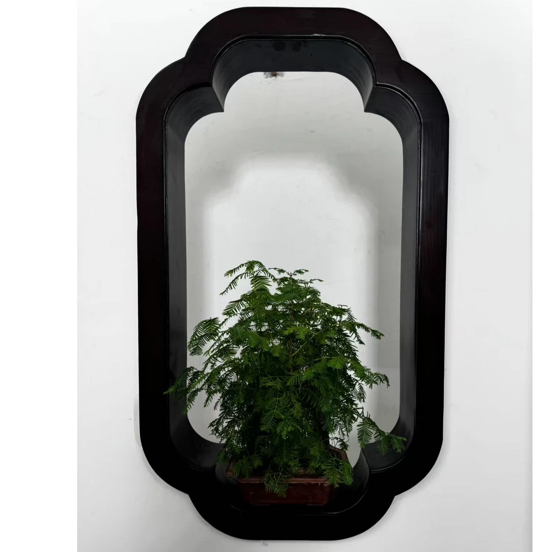 【珈瑜】实木小轩窗入户屏风隔断宋氏美学