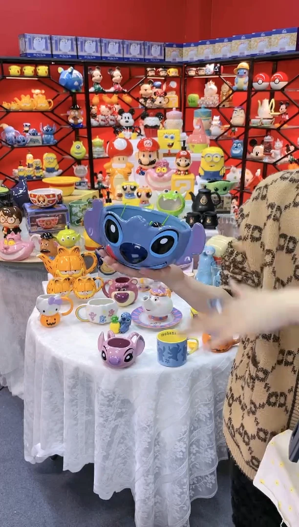 【闪购商品】1@@史迪奇水果沙拉碗