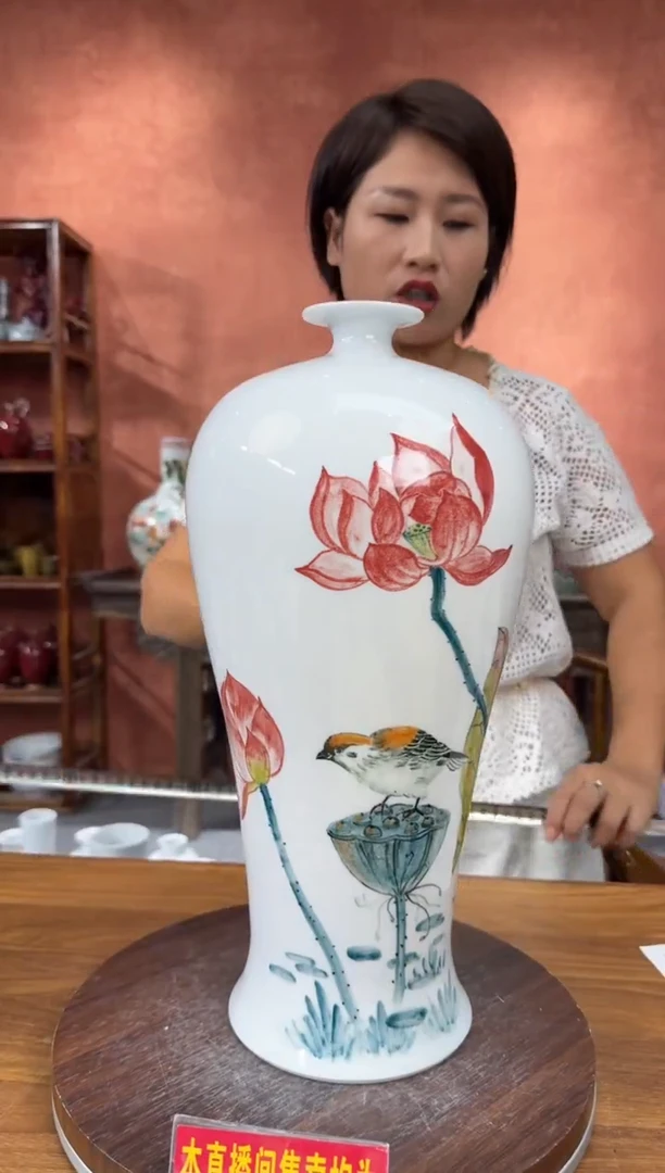 吴义松陶盟手绘陶瓷编码：1148