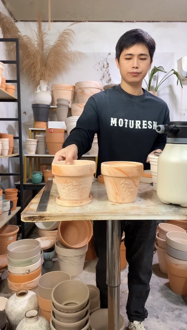 14*13玛奇朵浮雕 2盆2托