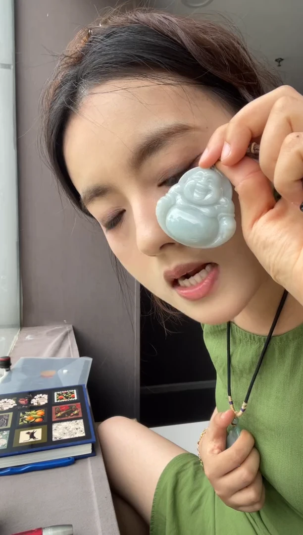 翡翠未镶嵌吊坠(不含链)天然缅甸A货翡翠