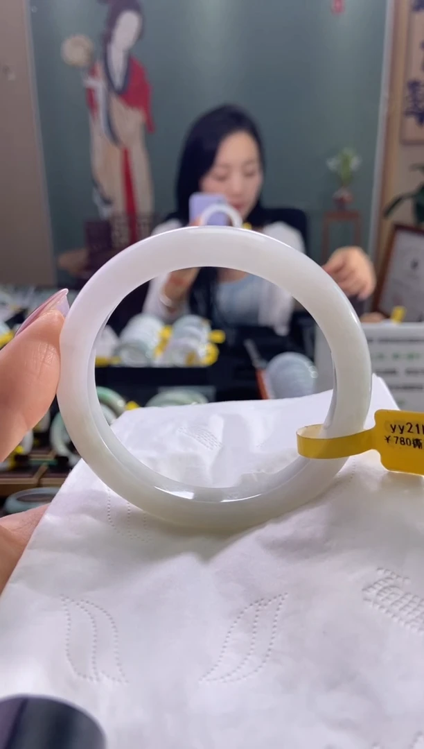 未镶嵌手镯翡翠吃***柿58.7圈口t
