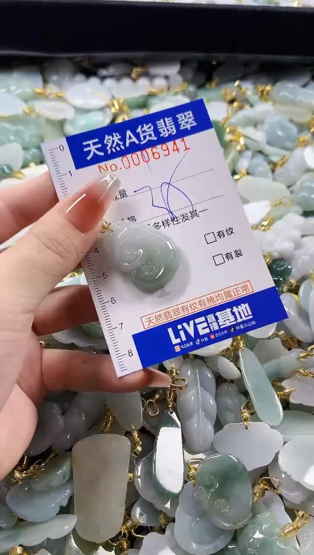 颈饰未镶嵌翡翠天然A货翡翠