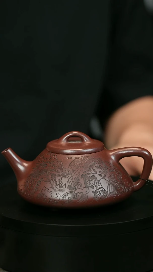 茶壶紫砂代*华H1724邵老师游龙子冶