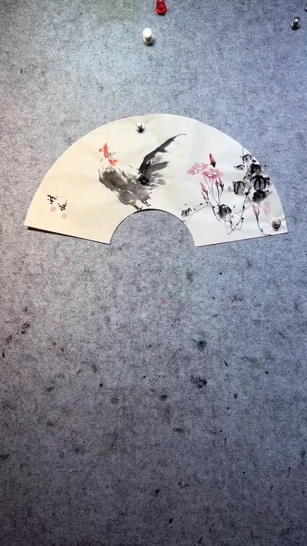 国画吹****茶张自学水墨国画19