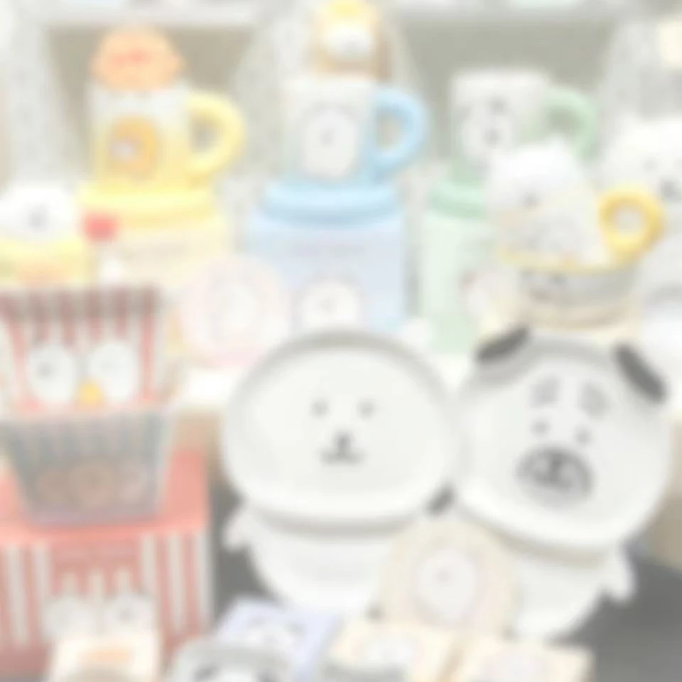 正版自嘲熊联名陶瓷餐具家用简约餐盘