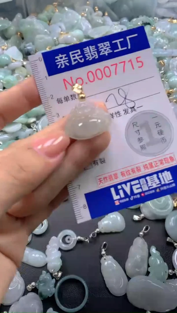 颈饰未镶嵌翡翠7715
