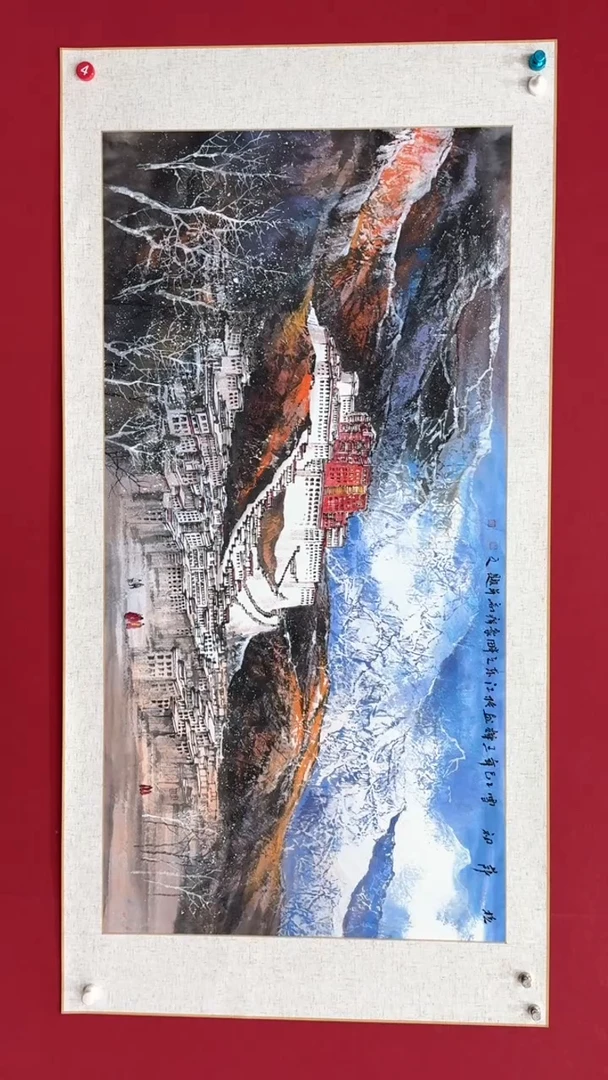 国画国画绘画山水花鸟