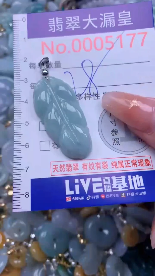 翡翠未镶嵌吊坠(不含链)5177