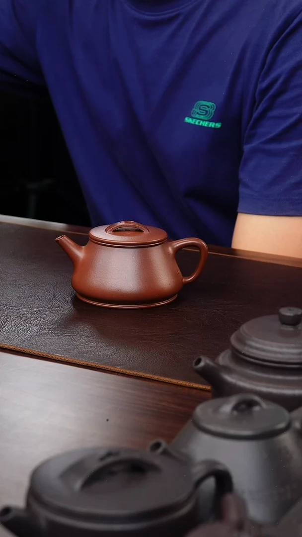 茶壶紫砂底槽清瓦瓢170cc