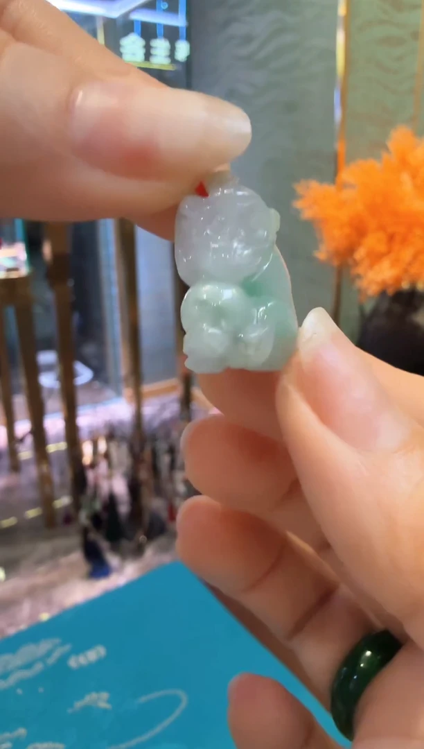 【闪购商品】翡翠颈饰未镶嵌翡翠猴子
