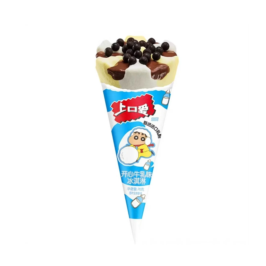 五丰上口爱开心牛乳甜筒