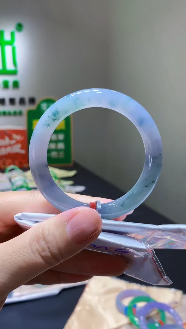 未镶嵌手镯翡翠c80天然A货缅甸翡翠53.7