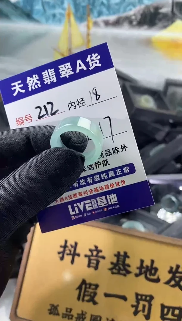 未镶嵌戒圈翡翠212