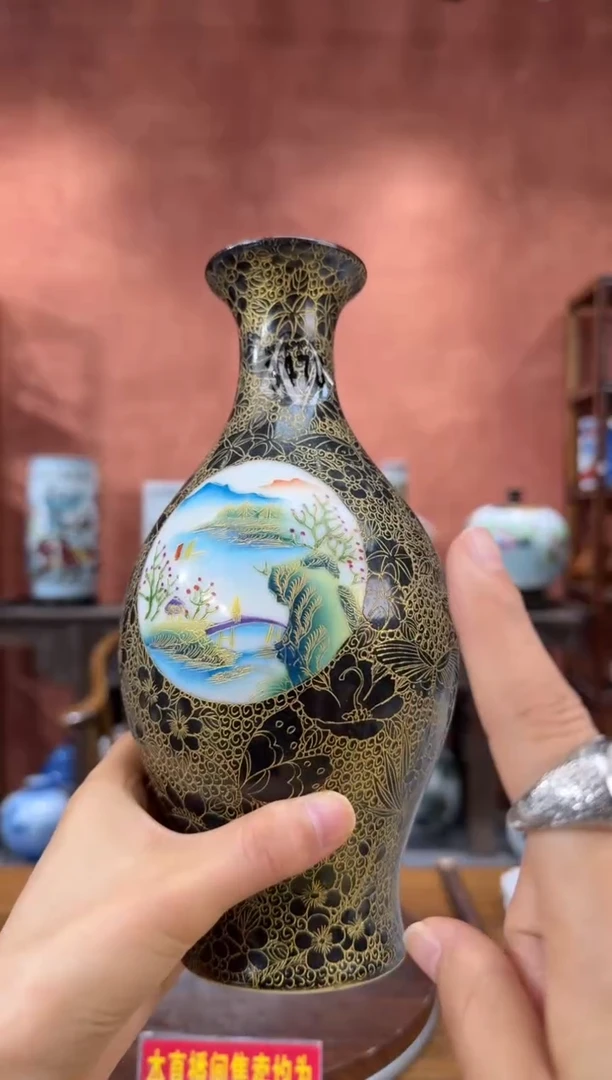 吴义松陶盟手绘陶瓷编码：3478