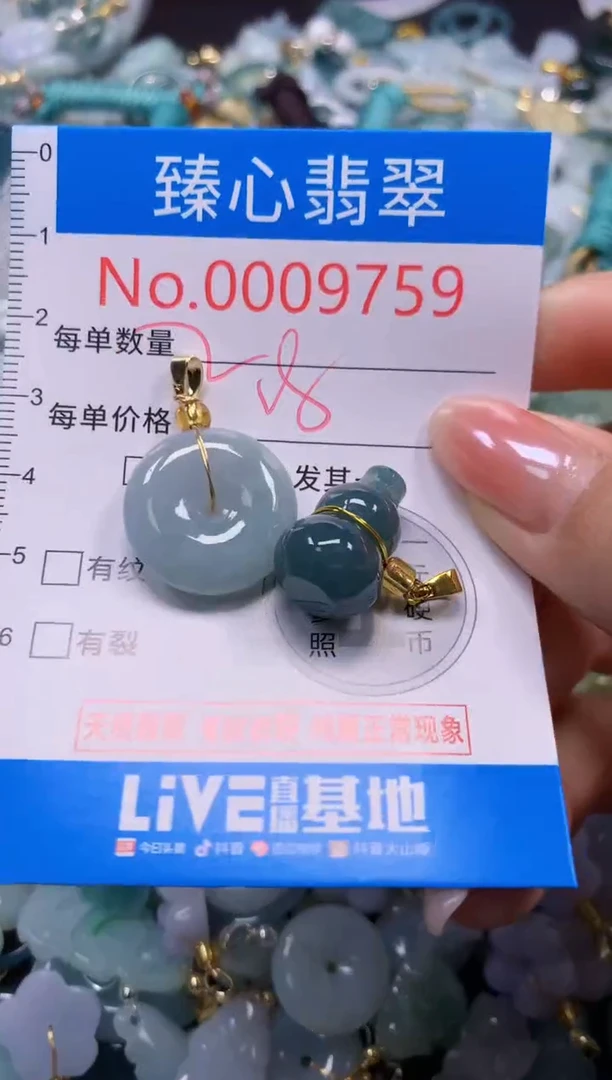 颈饰未镶嵌翡翠9759