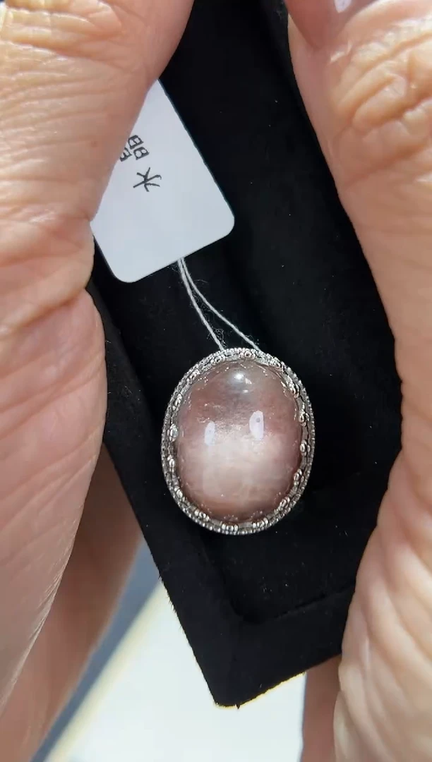 【闪购商品】水晶盒子银S925镶嵌发一（37）