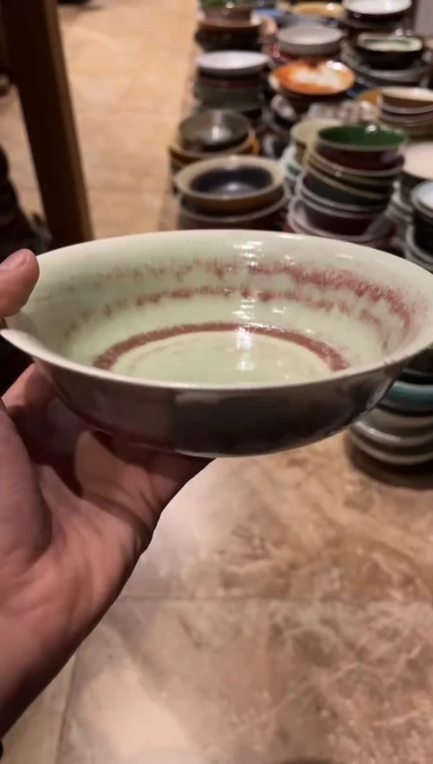 【闪购商品】瓷片663微瑕苏打吸红反口菜盘1只