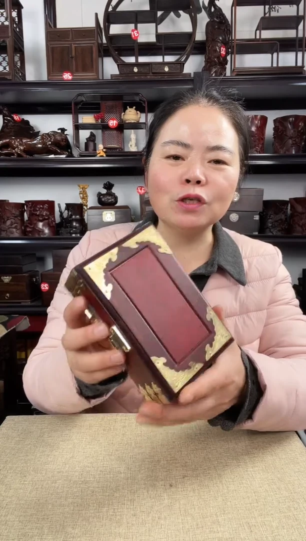 木长方盒老李红木工艺品