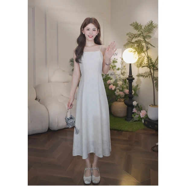 【品牌撤柜款ZB】夏季甜美度假风连衣裙小众气质DYL661672