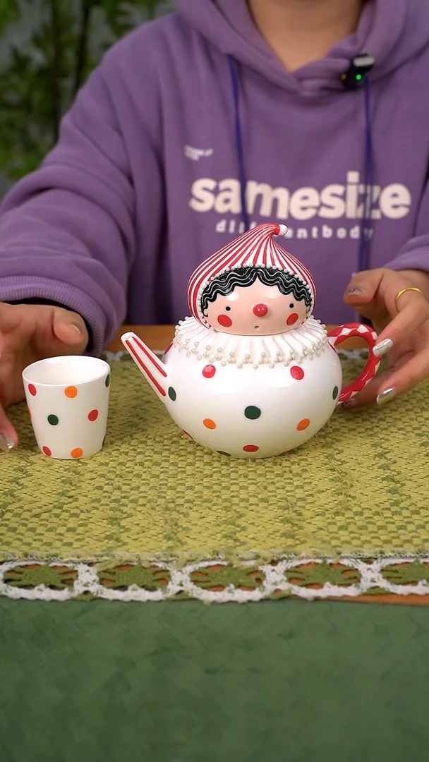 【闪购商品】.喜上陶社拉夫领壶套组一壶两杯