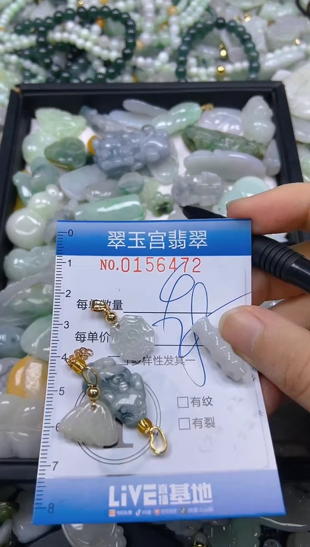 翡翠未镶嵌颈饰闪购0156472