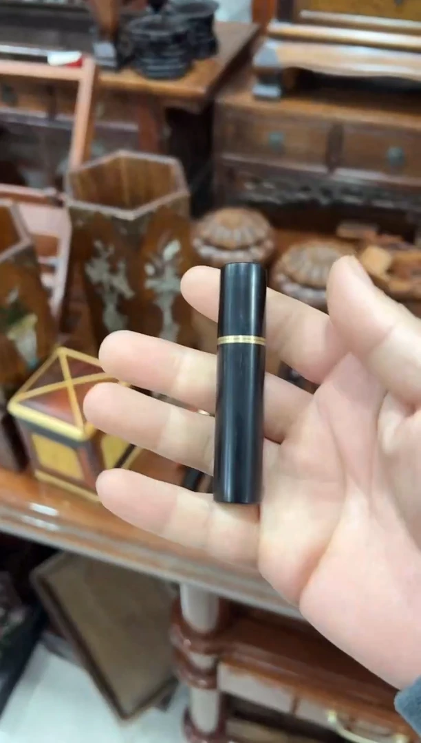 紫檀木小号牙签罐