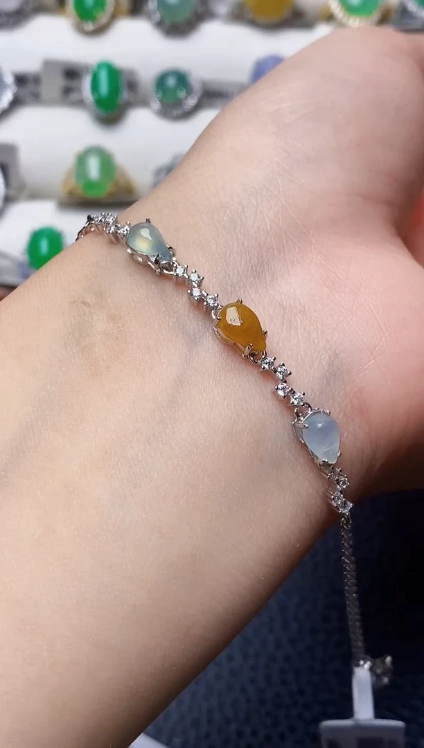 银S925镶嵌戒指翡翠1003