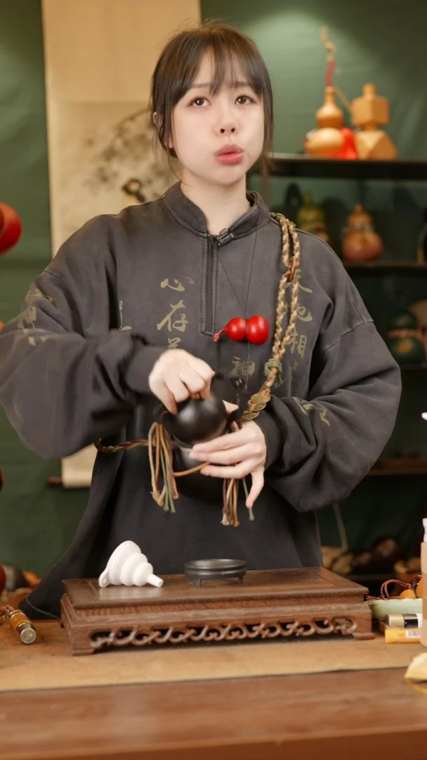 125号精品天然大漆酒葫芦一物一拍~