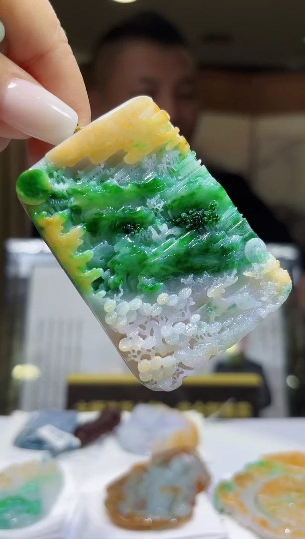 未镶嵌定制翡翠用****217/1101/C/山水